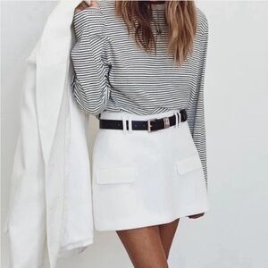 DISSH Brooklyn White Mini Skort